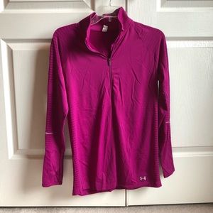 Pink Under Armour 1/4 zip